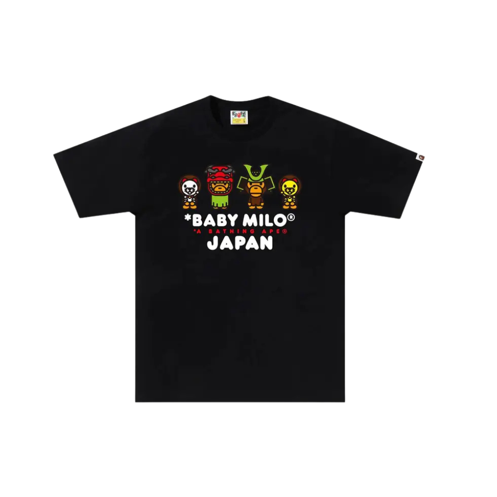 BAPE Baby Milo Tokyo Tee Black M – Aceapparel