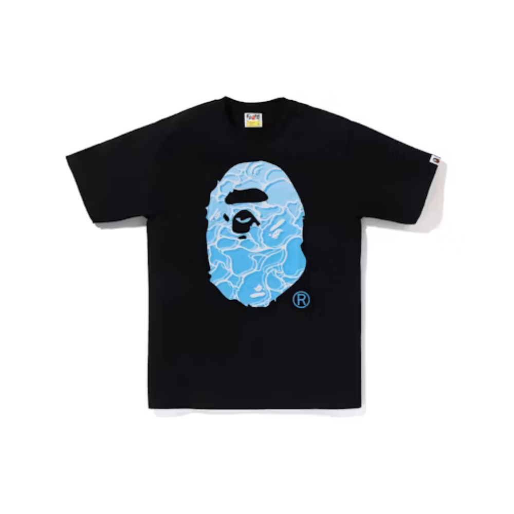 BAPE Ape Head Sea Surface Tee Black L