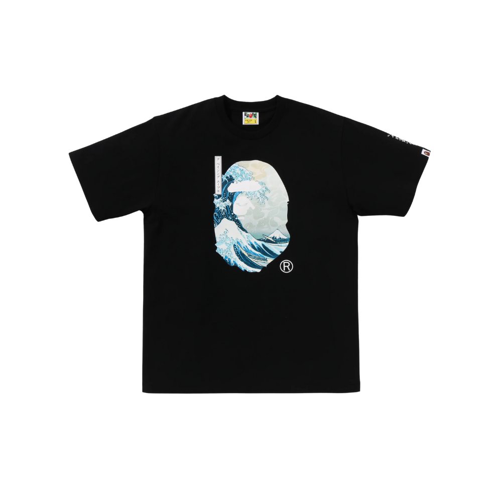 BAPE Wave Ukiyo-e Tee Black XL