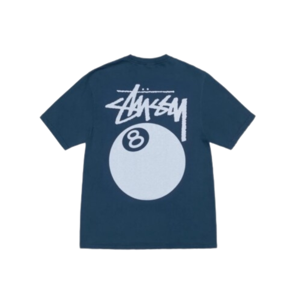 STUSSY 8 Ball Tee Navy L