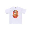 BAPE Ape Head Autumn Tee White L