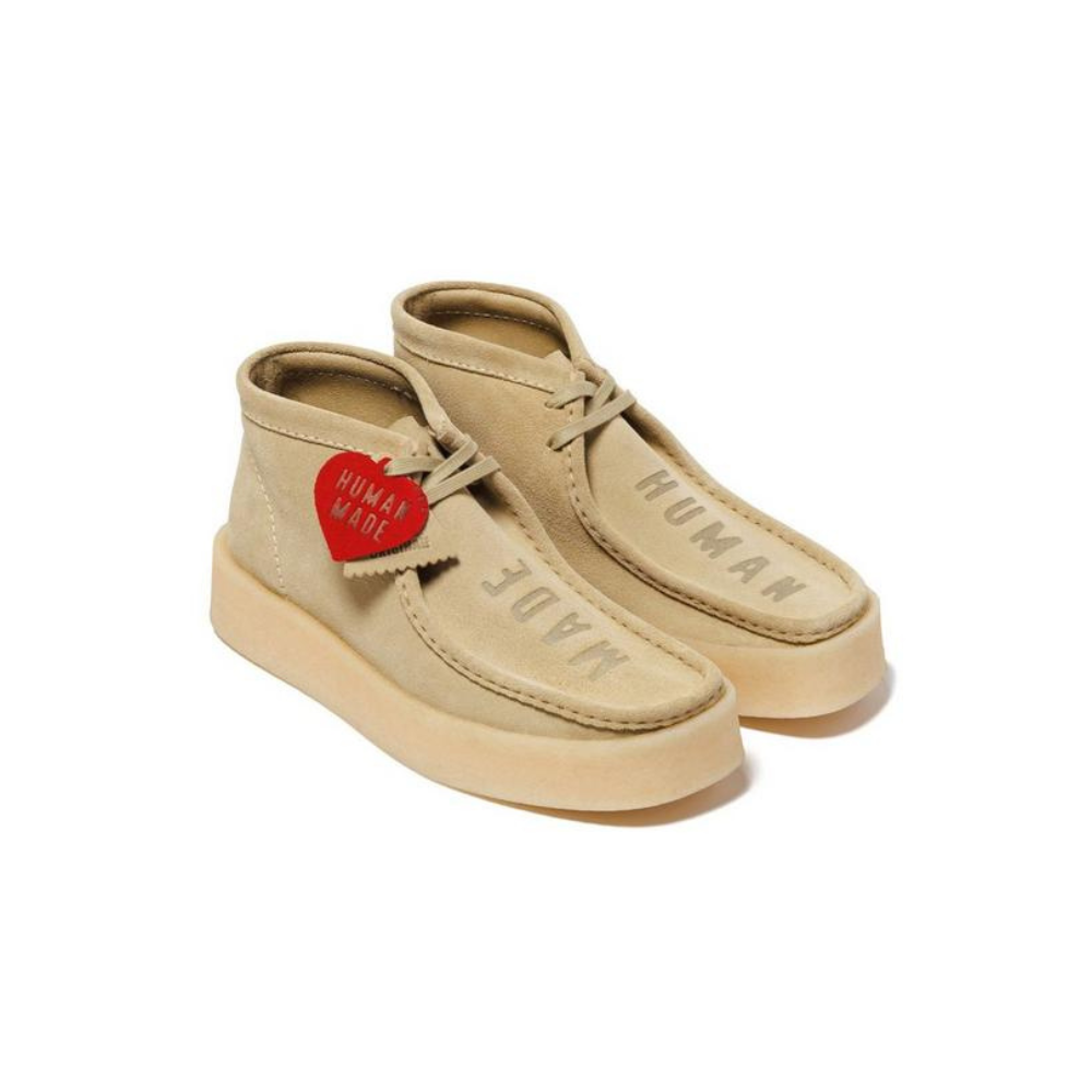 HUMAN MADE Clarks Wallabee Beige US9