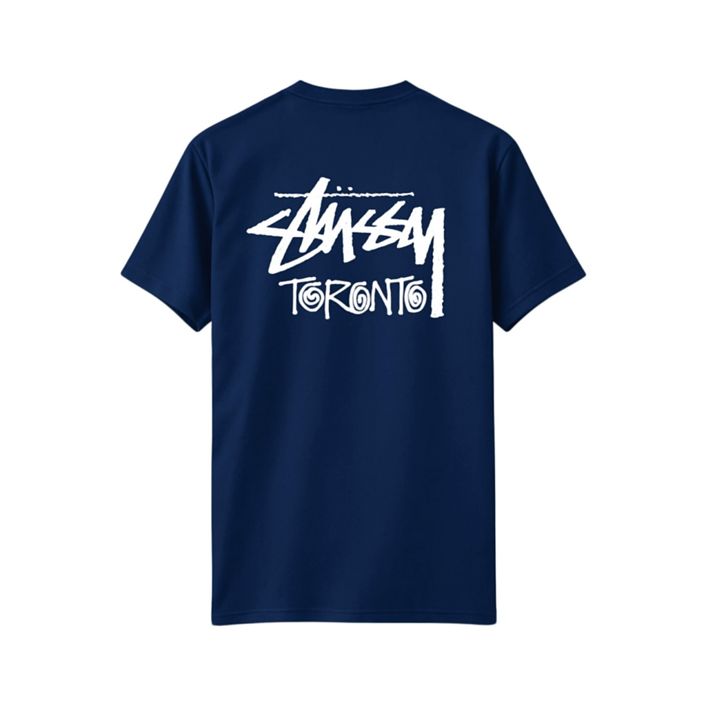STUSSY Toronto Tee Navy L